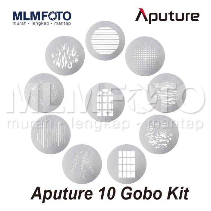 Jual Acc Cam Aputure 10 Gobo Kit For Aputure Spotlight Window Thunder
