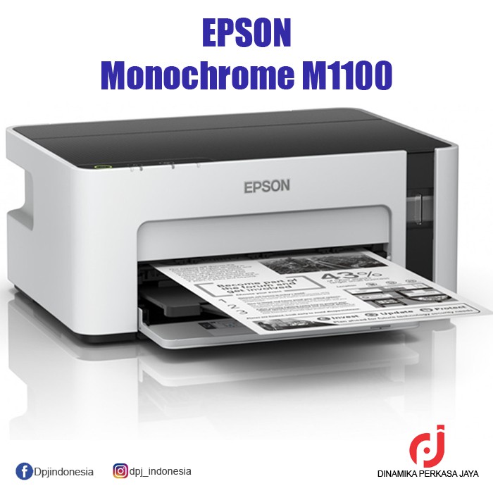 Jual Printer Epson Ecotank Monochrome M1100 Ink Tank Printer Shopee Indonesia 8311