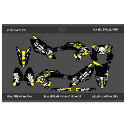 Jual Decal Sticker Klx Bf Dekal Stiker Klx G Se Extreme New