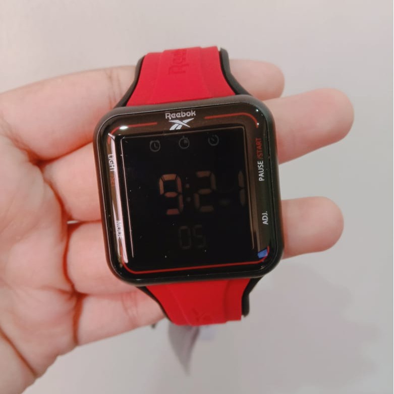 Jual JAM TANGAN REEBOK RV-SQG-G9-PBIR-BB WARRIOR BLACK RED DIGITAL ...