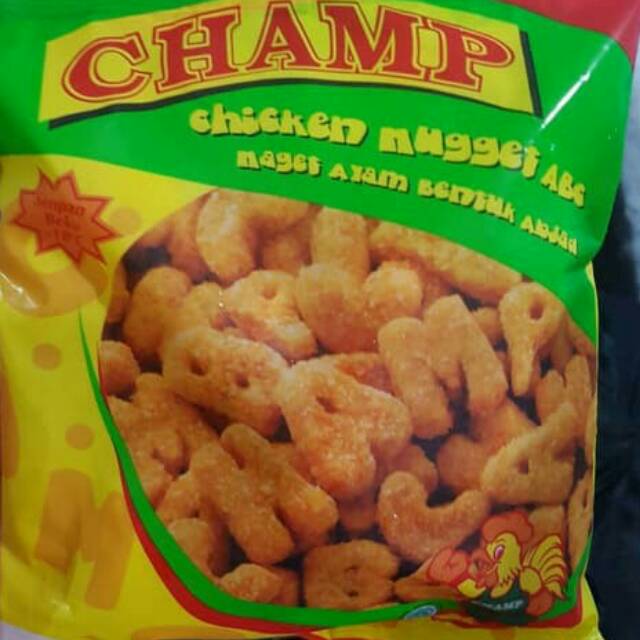 Jual Champ Chicken Nugget Alphabet Gr Shopee Indonesia