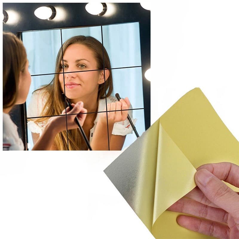 Jual Stiker Dinding Kaca Cermin Mirror Wallpaper Shopee Indonesia