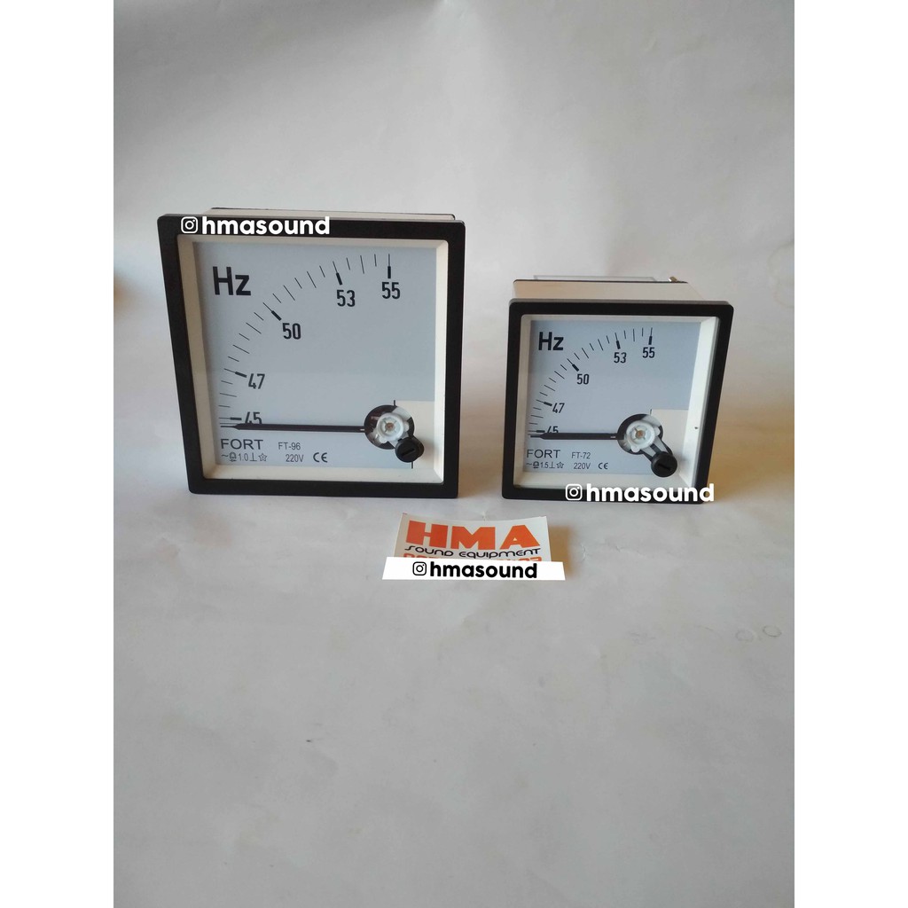 Jual HZ Meter Frekuensi Frequency Meter Analog 4555 HZ 220V Fort