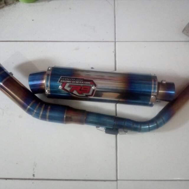 Jual Knalpot r9 buat vixion r15 cb150 cbr150 verza gsx150 sonic satria ...