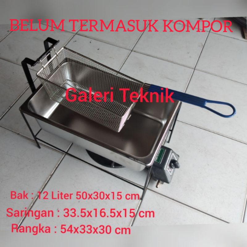 Jual DEEP FRYER 12 LITER MURAH ALA UMKM / PENGGORENGAN AYAM,KENTANG ...