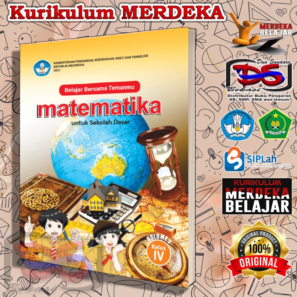 Jual [KuMer] Buku Siswa MATEMATIKA Kelas 4 SD Kurikulum Merdeka 2022 ...