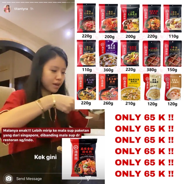 Jual HAI DI LAO HOT POT SEASONING SOUP BASE HALAL 100 Shopee Indonesia