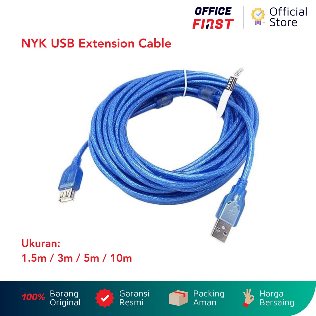 Jual Nyk Usb 20 Extension Cable 15m 3m 5m 10m Kabel 15 3 5 10 Meter Shopee Indonesia 9149