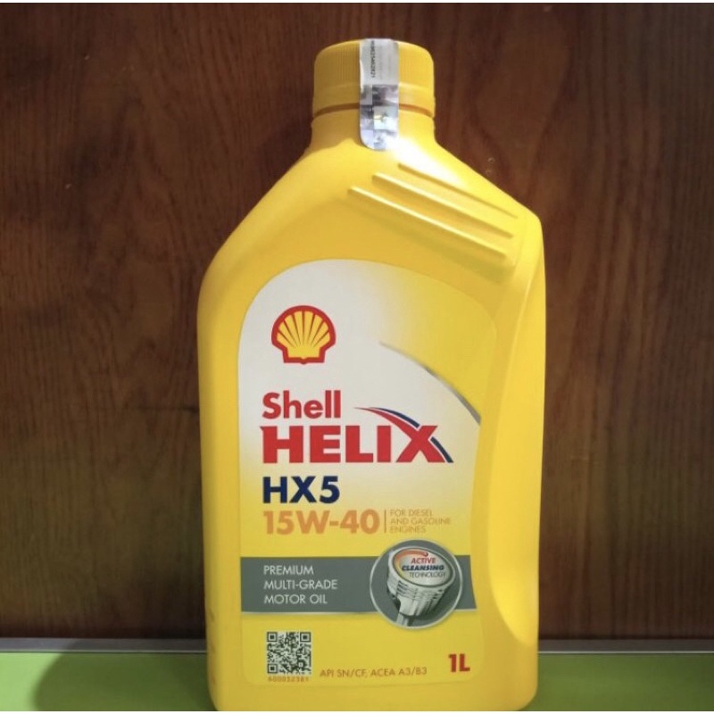Jual Oli Mesin Shell HX-5 SAE 15W-40 Kemasan 1 liter | Shopee Indonesia