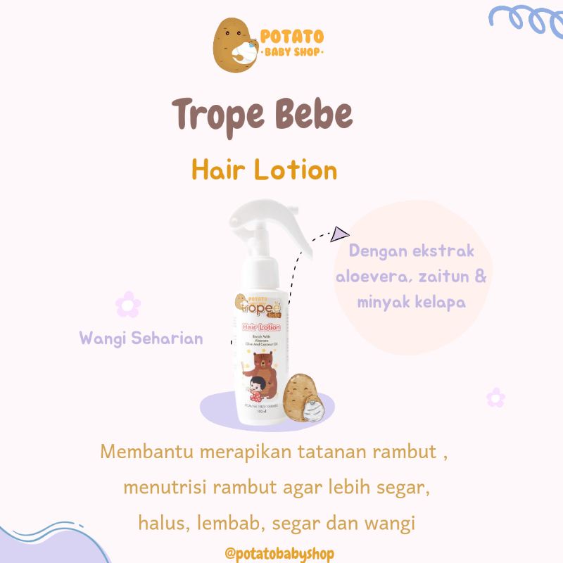 Jual Tropee Hair Lotion Rambut Perawatan Rambut Bayi Shopee Indonesia