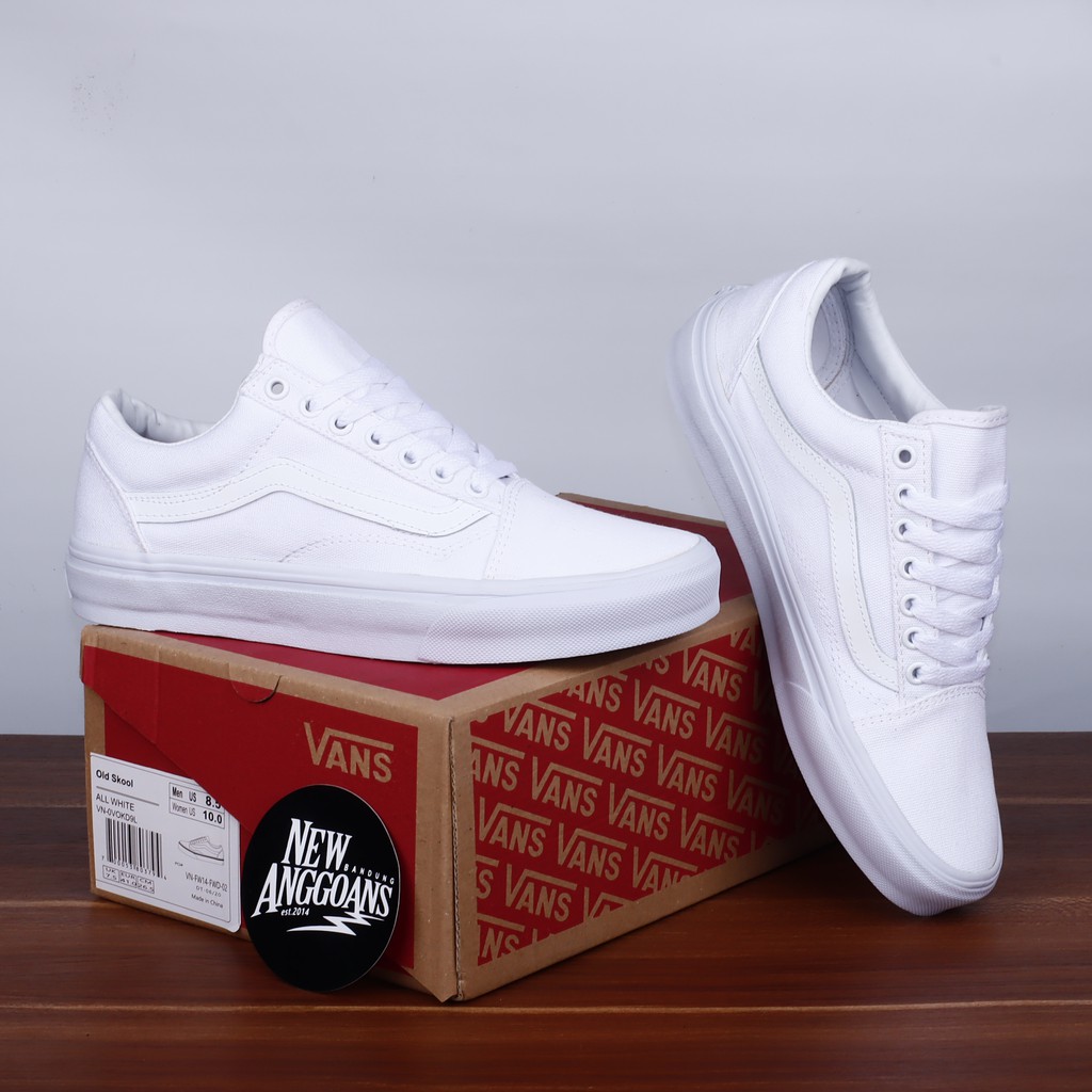 Vans old skool putih hot sale original