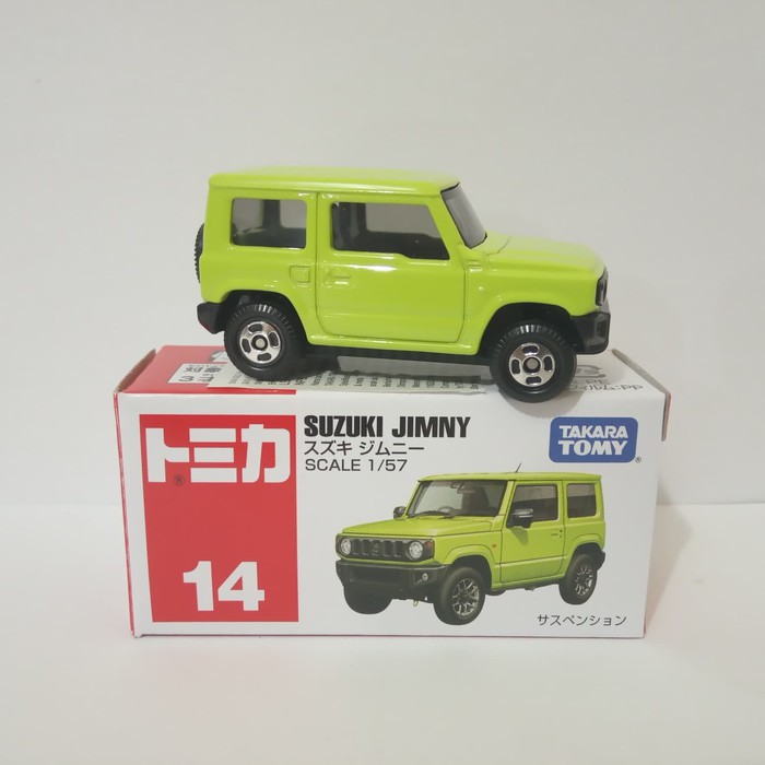 Jual Suzuki Jimny hijau Tomica reguler No 14 diecast mobil klasik