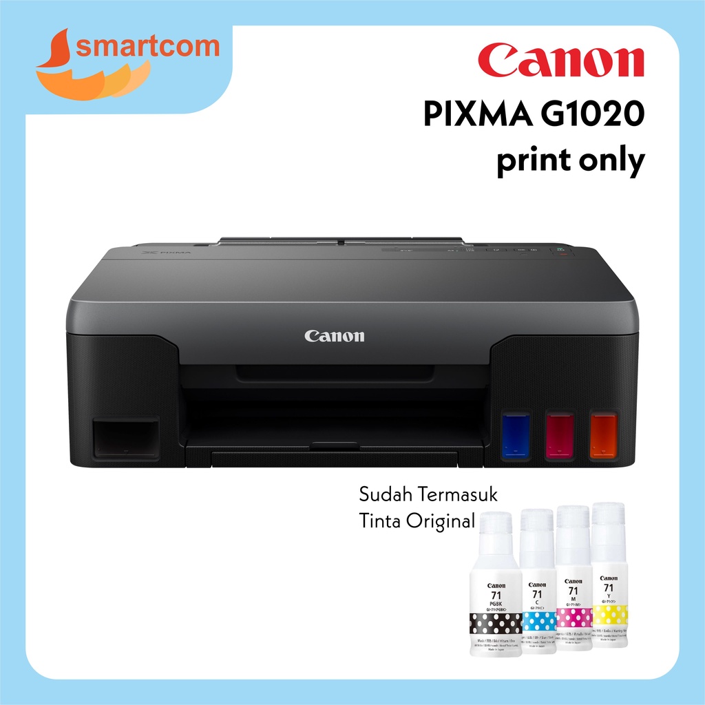 Jual Printer Canon Inkjet Pixma G1020 Single Function Printer Print Only Shopee Indonesia 0320