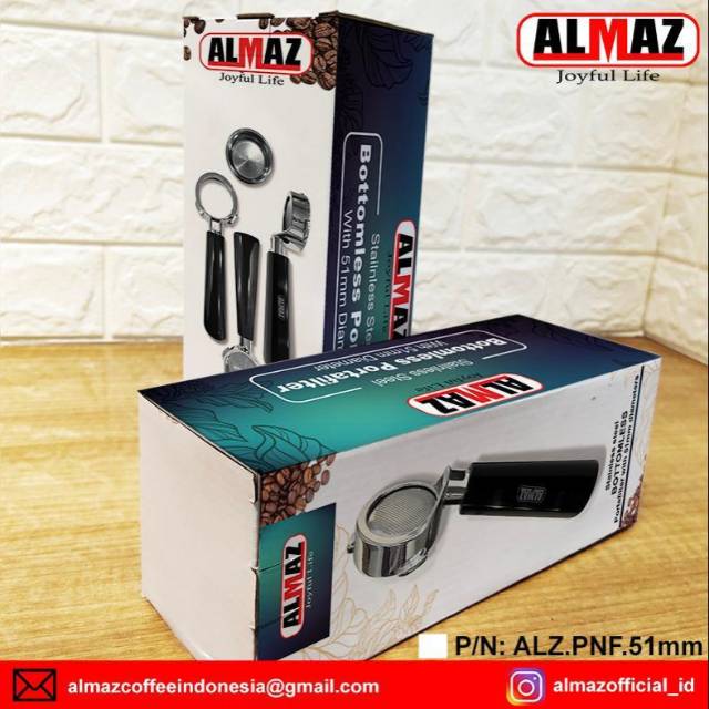 Jual Naked Portafilter Almaz Mm Bottomless Shopee Indonesia