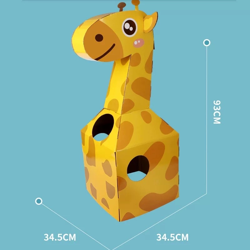 Jual diy cardboard costume kostum karton animals kostum pesawat