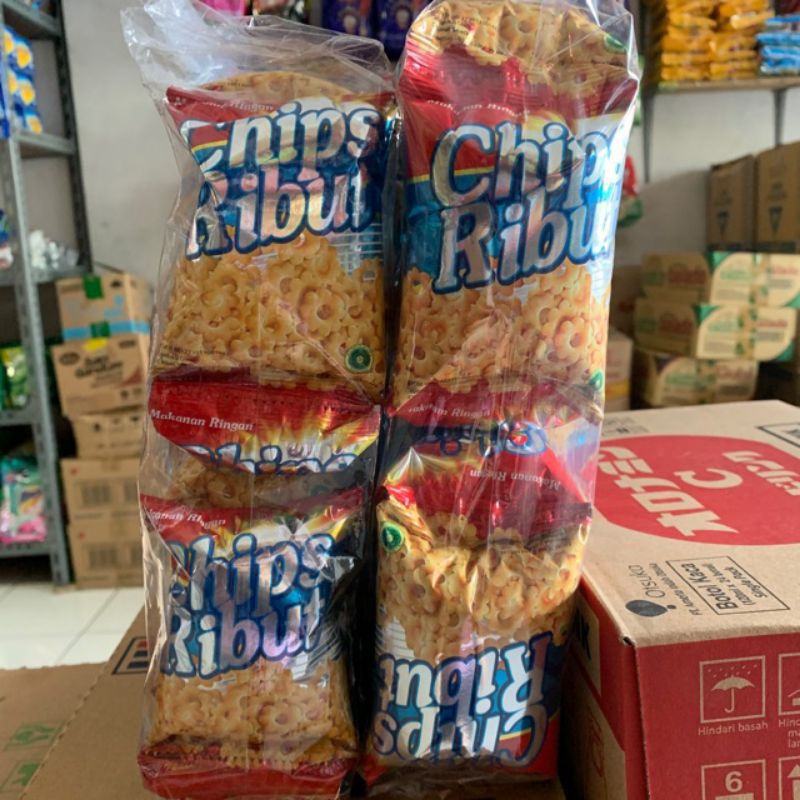 Jual [PACK] Chips Ribut Jajanan Jadul isi 20pcs | Shopee Indonesia