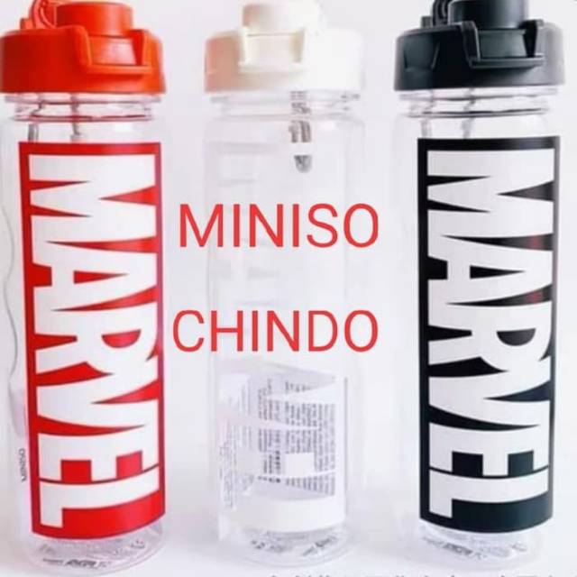 Jual MINISO MARVEL LIMITED EDITION MARVEL PLASTIK BOTOL MINUM 750 ML ...
