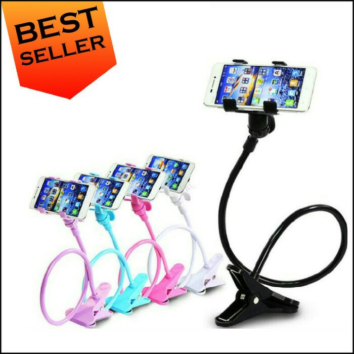 Jual Lazypod Stand Ranjang Lantai Meja Dudukan Hp Jepit Phone Holder