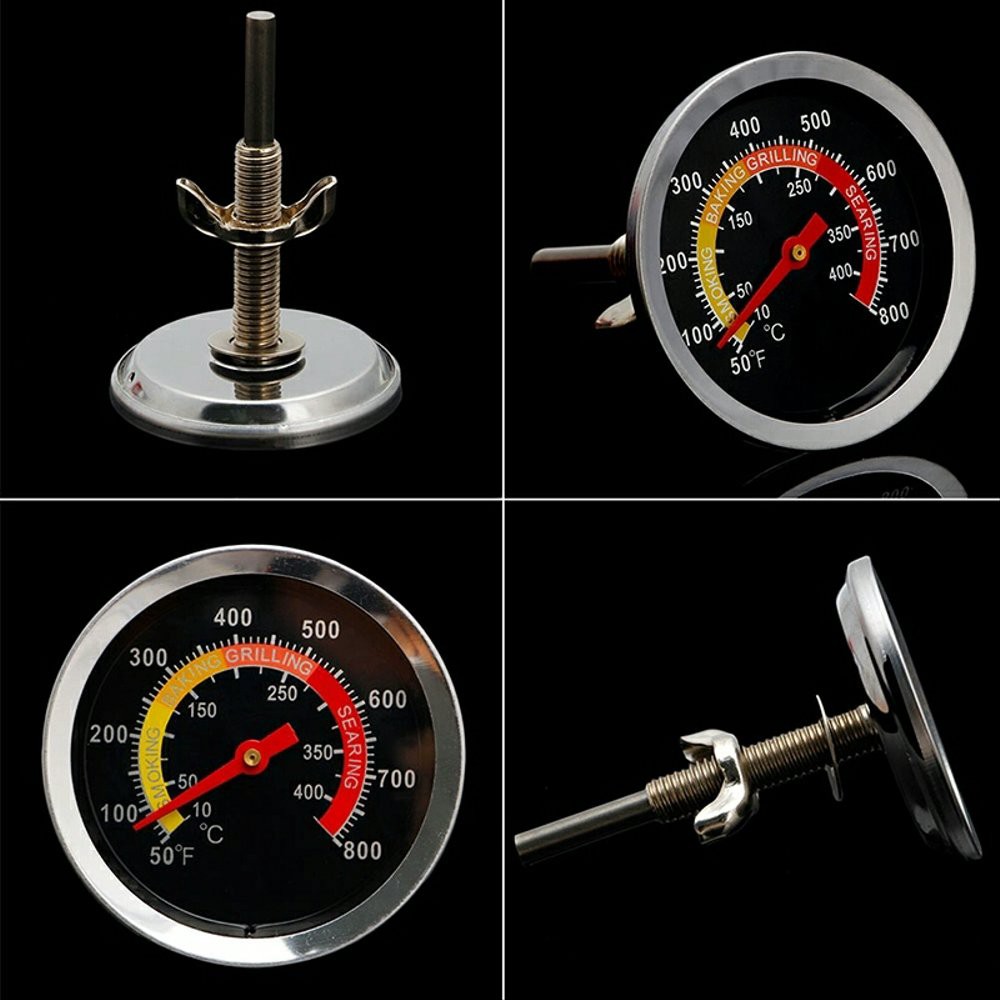 Jual termometer oven BBQ grill roast panggang bakery-analog temperature ...
