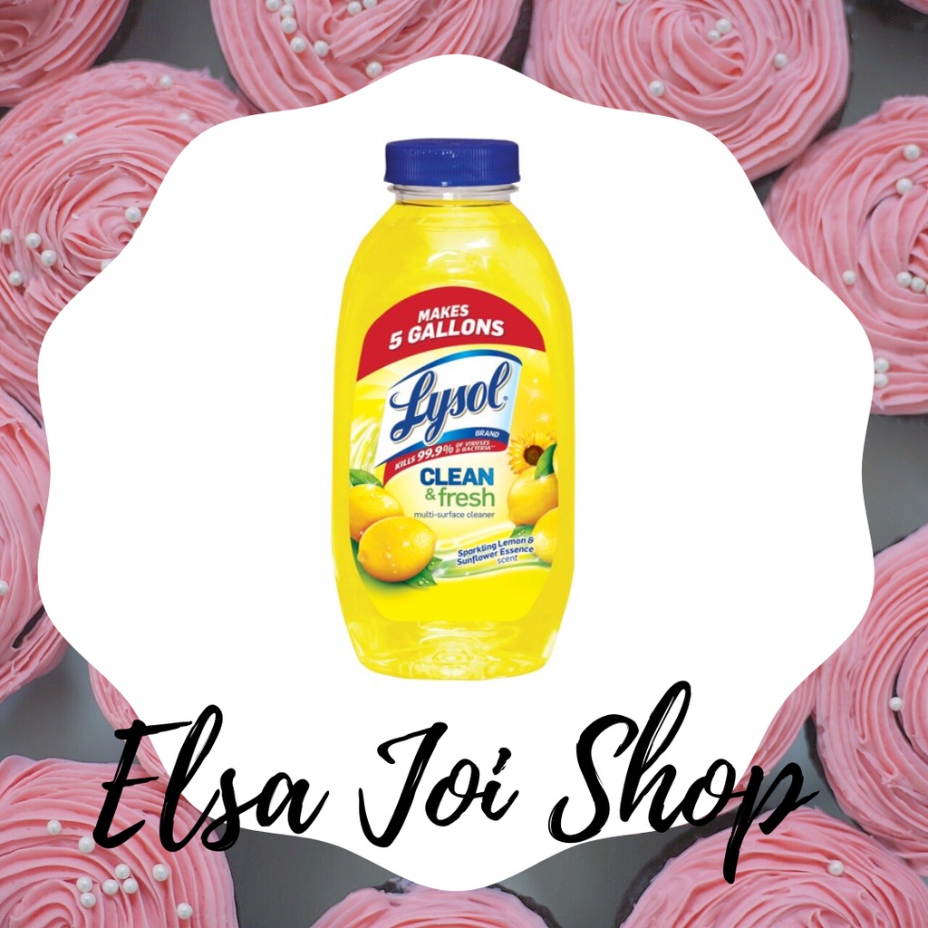 Jual Lysol Clean & Fresh MultiSurface Cleaner, Lemon & Sunflower 317