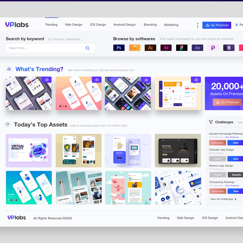 Jual Database 100.000 Uplabs Premium UI Kits, Template, Icon Dll ...