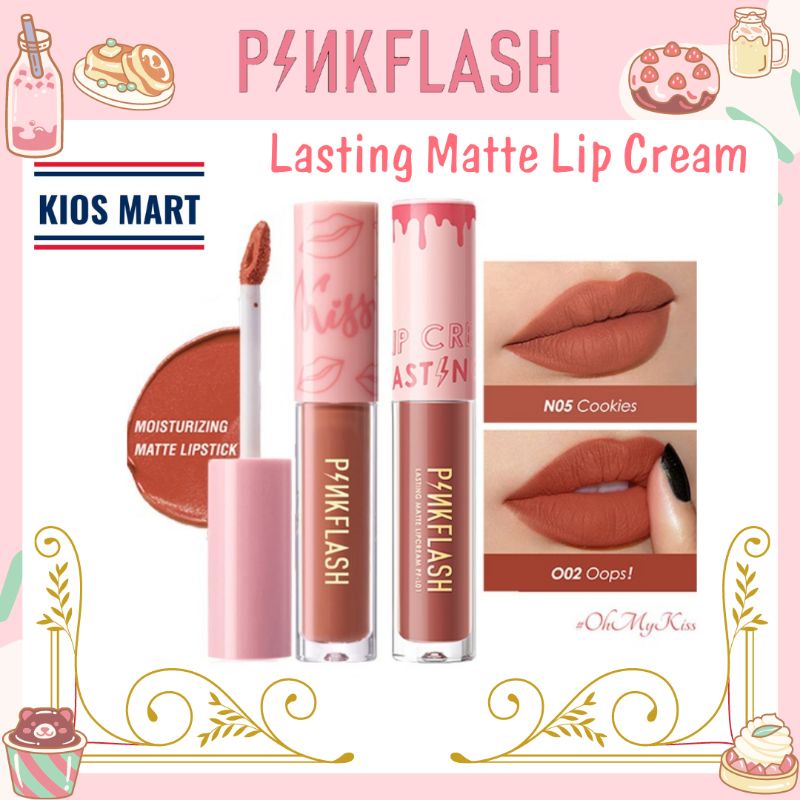 Jual Pinkflash Lasting Matte Lip Cream Shopee Indonesia 1230