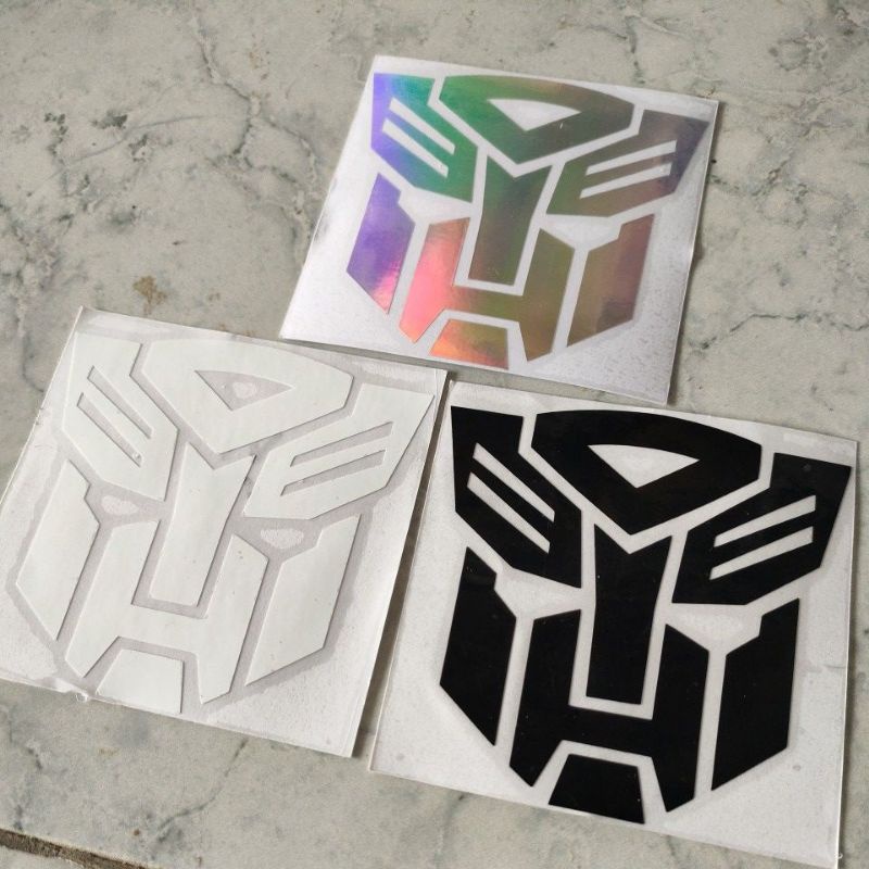 Jual Stiker Logo Transformers stiker Robot Transformer Cutting Princutt ...