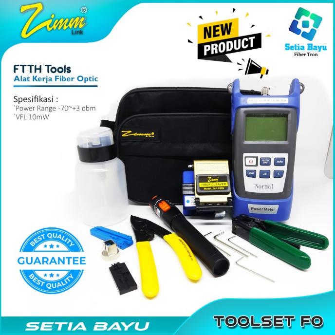 Jual Tools Kit Fiber Optik Ftth Catv Toolset Fiber Optic Tanpa Opm