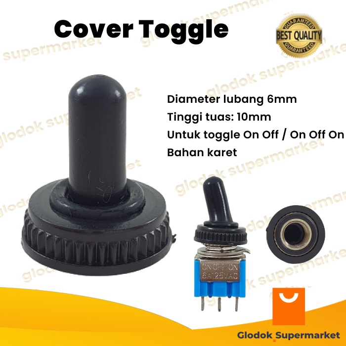Jual Tutup Toggle Waterproof Mini Cover Tahan Air Kondom Switch On Off ...