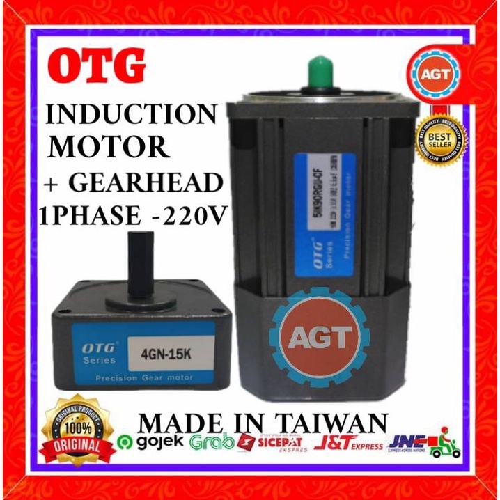 Jual OTG 6IK250GU-CF 250WATT - 6GU75K-180K INDUCTION MOTOR 1PHASE W ...