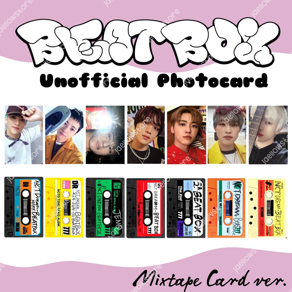 Jual BEATBOX NCT DREAM PHOTOCARD PC JAEMIN JENO RENJUN MARK