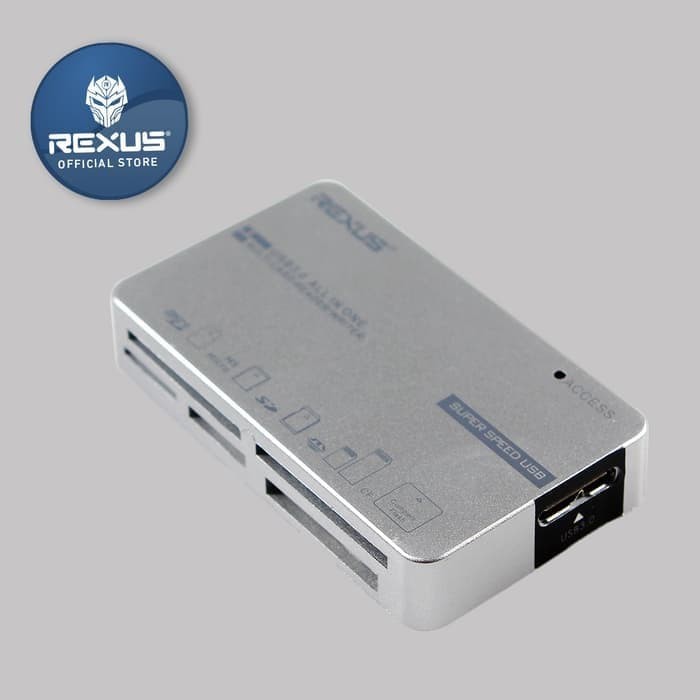Jual Rexus USB 3.0 Card Reader All in 1 Multi Card Reader RXC308 ...
