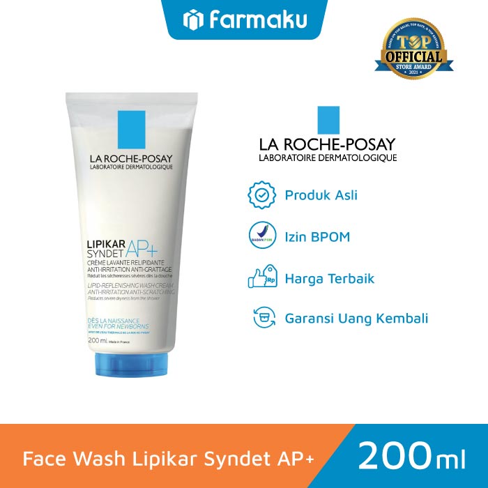 Jual La Roche Posay Face Wash Lipikar Syndet AP+ Tube 200 Ml Shopee