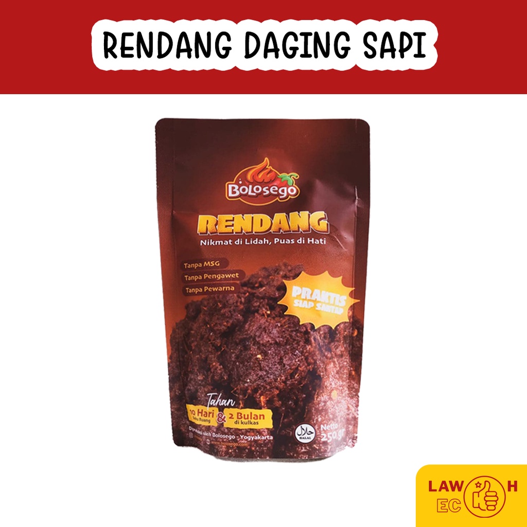 Jual BOLOSEGO Rendang Daging Sapi | Shopee Indonesia