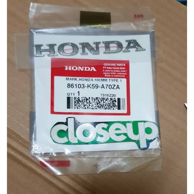 Jual Emblem Honda Vario New Original Harga Per Pc Shopee Indonesia