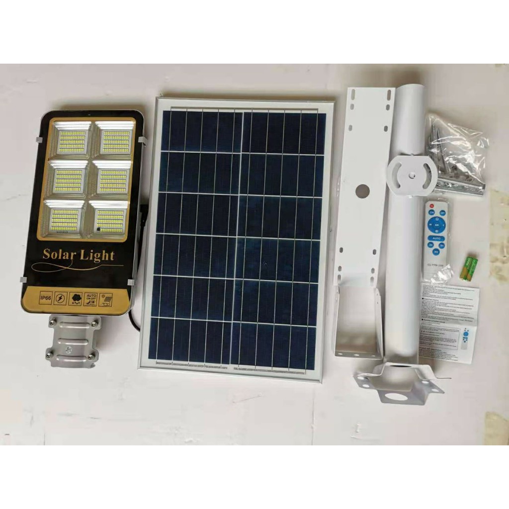 Jual LAMPU JALAN TENAGA SURYA 200 WATT SMD LED PJU SOLAR CELL OUTDOOR ...