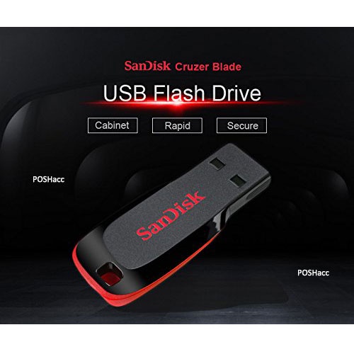 Jual SanDisk Flashdisk Cruzer Blade 8GB 16GB 32GB 64GB CZ50 GARANSI ...