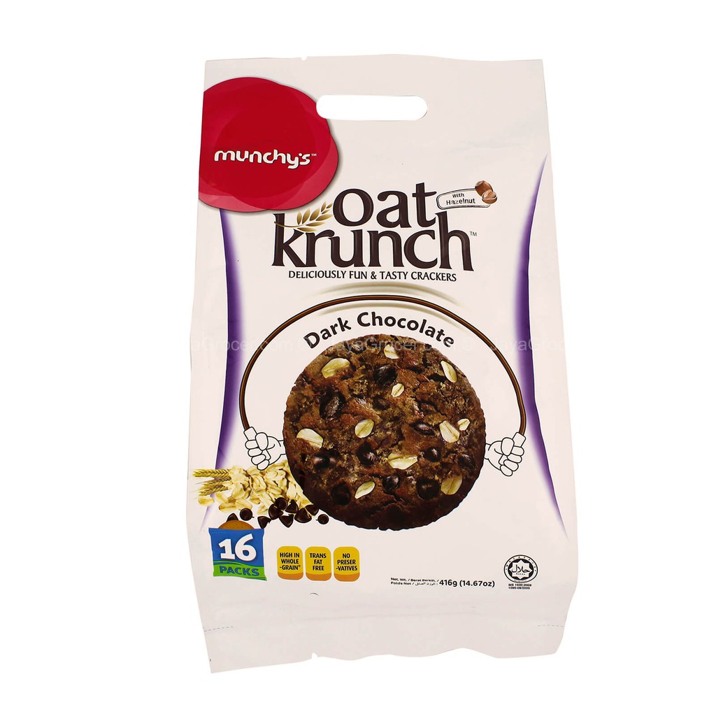 Jual Munchy's Oat Krunch with Hazelnut Dark Chocolate 416g Shopee
