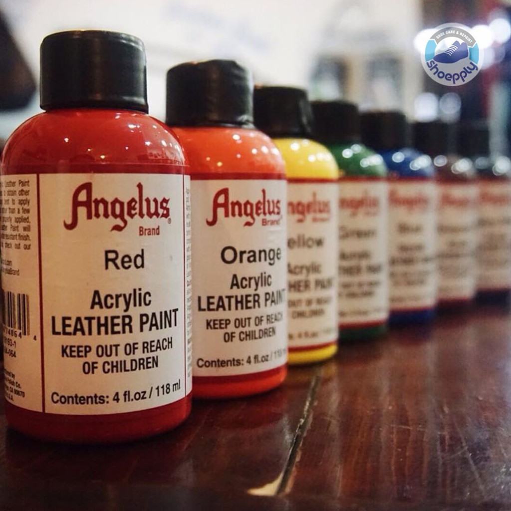 Jual ANGELUS ACRYLIC LEATHER PAINT 4oz/120ml Shopee Indonesia