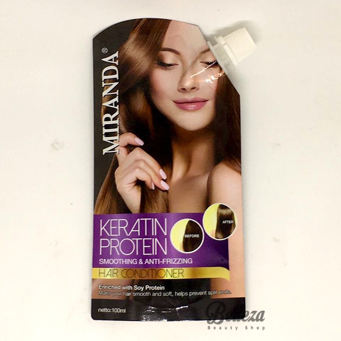 Jual Miranda Keratin Protein Hair Conditioner Shopee Indonesia