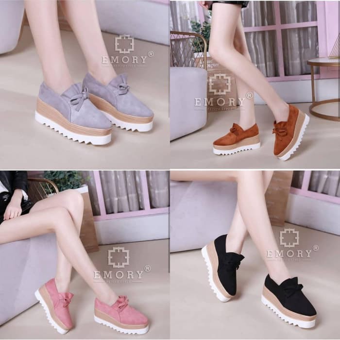 Sepatu deals wedges shopee