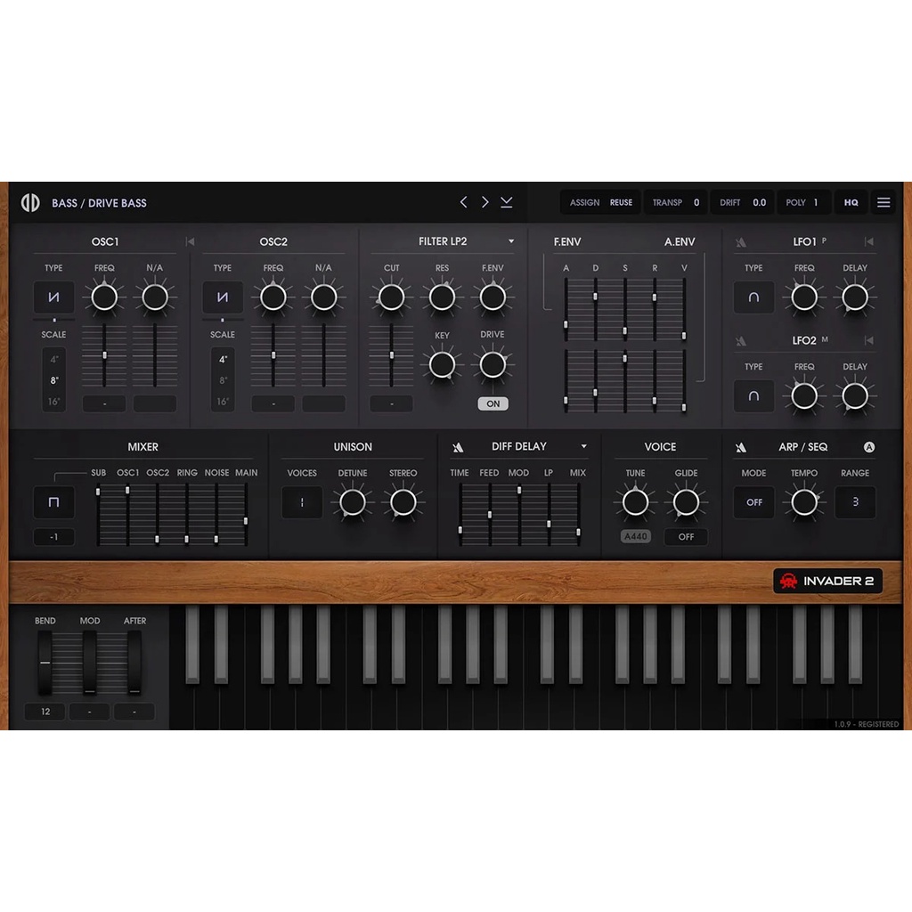 Jual Plugin E-phonic Invader 2 v1 - vst virtual instrumen analogue ...