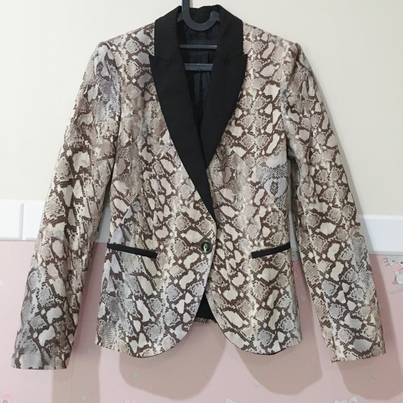 Snake cheap blazer zara