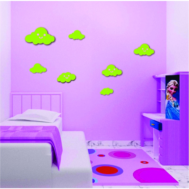 Jual STIKER DINDING AWAN LUCU | Shopee Indonesia