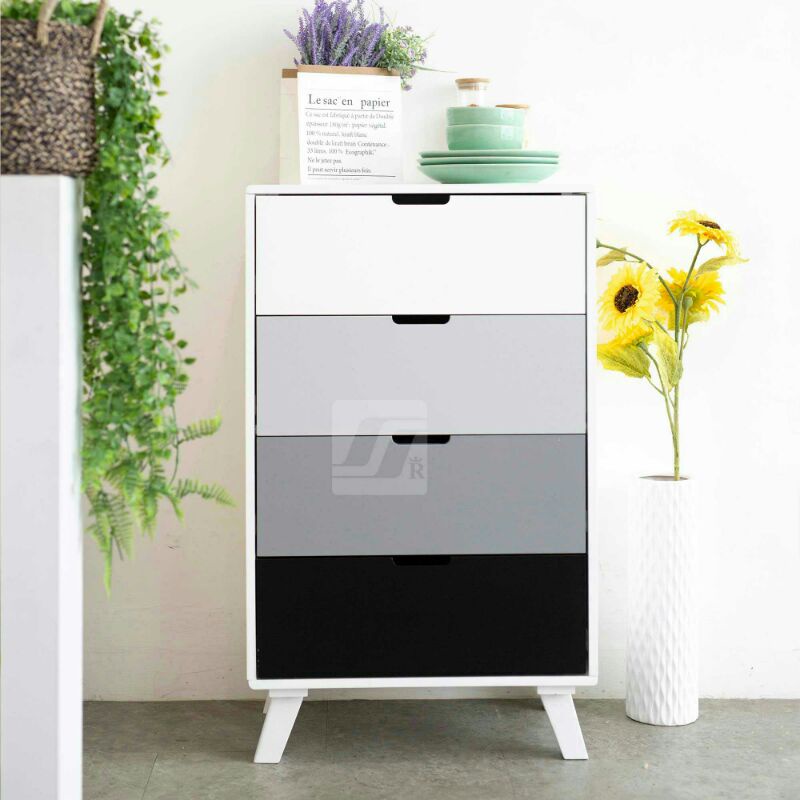 Jual Rak Florence 4 Tingkat Rak Kayu Rak Simpan Laci Simpan Laci Kayu ...