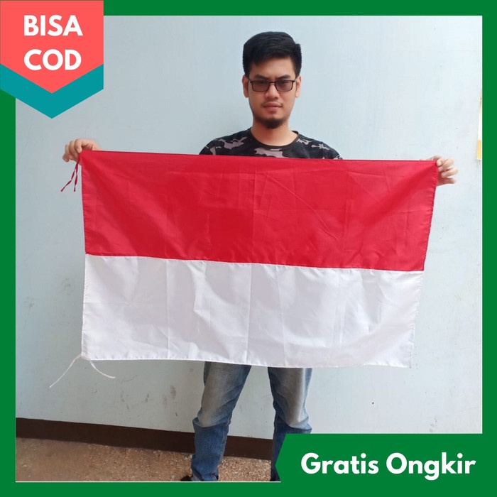 Jual Bendera Merah Putih Kain Katun 90 Cm 120 Cm 150 Cm 180 Cm Kecil Besar 90 Cm Shopee