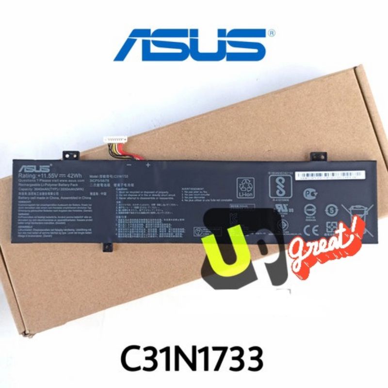 C31N1733 Laptop Batterij voor Asus VivoBook Flip 14 TP412U