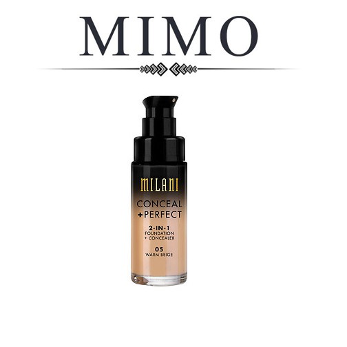 Jual MILANI Conceal + Perfect 2-in-1 Foundation + Concealer | Shopee ...