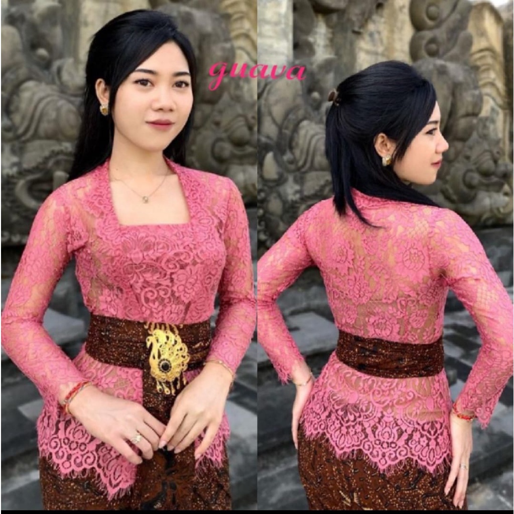 Jual KEBAYA BALI BROKAT SEMI PRANCIS KEBAYA BROKAT KUTU BARU MODERN