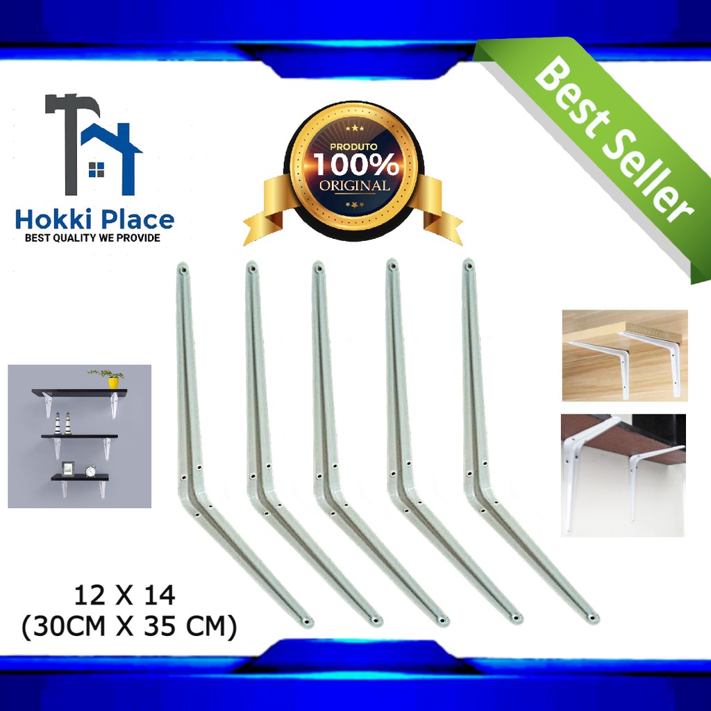 Jual SIKU RAK BESI L DINDING PUTIH 12 X 14 SIKU BESI PUTIH PENYANGGA ...